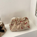 Load image into Gallery viewer, Cherry Bow Cosmetic Bag