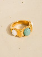 Load image into Gallery viewer, Waverly Natural Stone Ring
