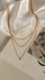 Load image into Gallery viewer, Kendra Tri-layer necklace
