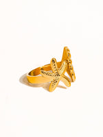 Load image into Gallery viewer, Maris Star and Shell Ring
