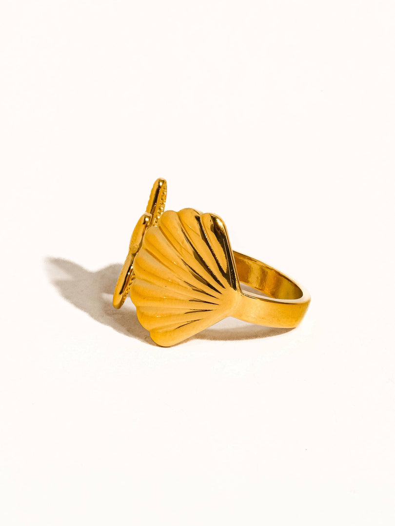 Maris Star and Shell Ring